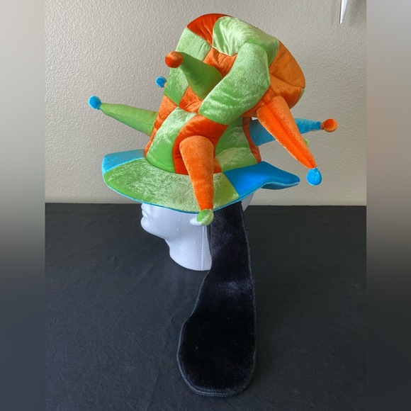 Disney Parks Adult Goofy Jester Hat Long Ears Adjustable Top Hat - Picture 2 of 13